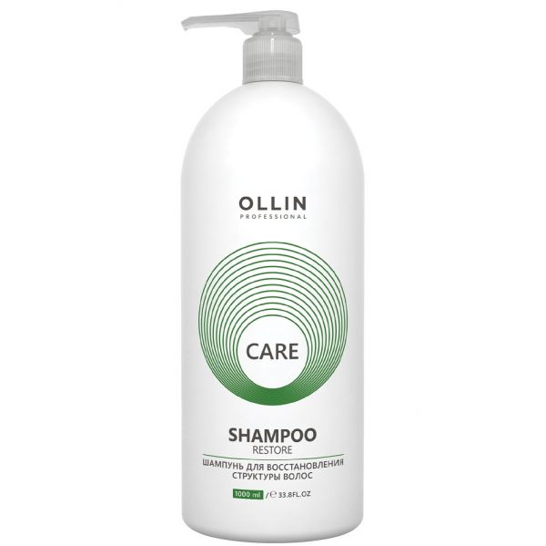 Shampoo for restoring hair structure Care Restore OLLIN 1000 ml